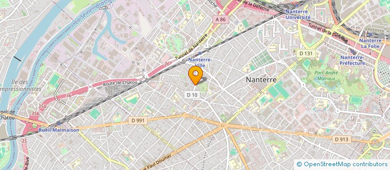 localisation de l'entreprise SPARKENERGY  NANTERRE