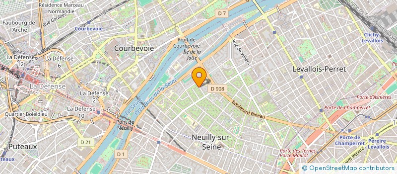 localisation de l'entreprise SPARKES à NEUILLY-SUR-SEINE