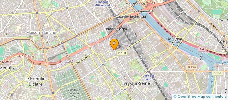 localisation de l'entreprise SPARKING  IVRY-SUR-SEINE