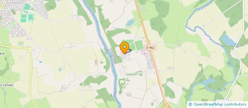 localisation de l'entreprise SPARKLING SAP  ENTRAMMES