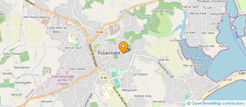 localisation de l'entreprise SPARKLINGBUSINESS à FOUESNANT