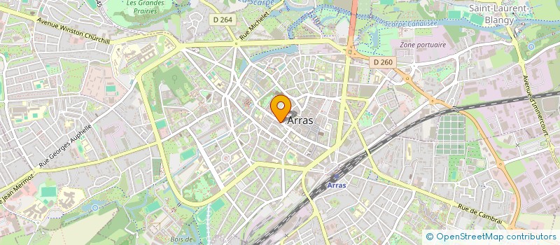 localisation de l'entreprise SPARKODE à ARRAS