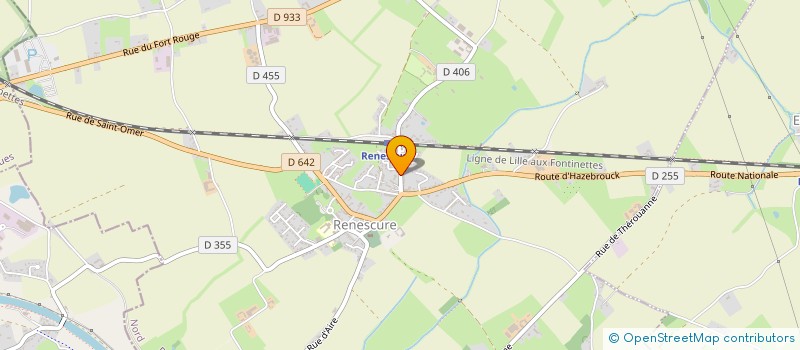 localisation de l'entreprise SPARKS AND LINKS  RENESCURE