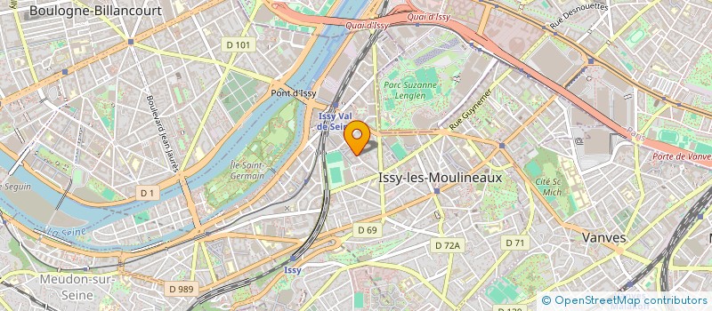 localisation de l'entreprise SPARKS CONSULTING à ISSY-LES-MOULINEAUX