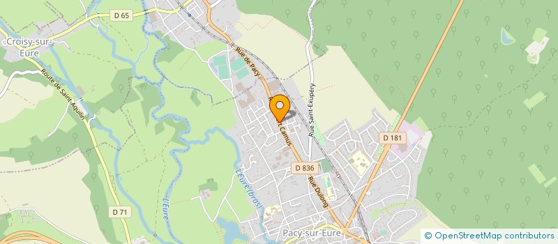 localisation de l'entreprise SPARKSPORT  PACY-SUR-EURE