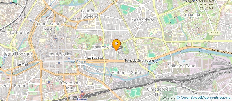 localisation de l'entreprise SPARLANN à RENNES