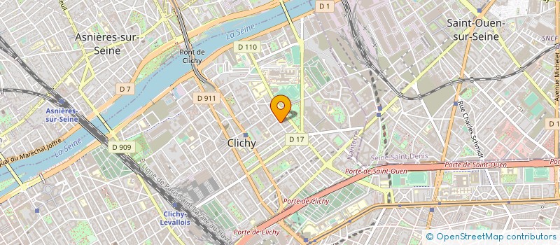 localisation de l'entreprise SPARLYS 2 à CLICHY