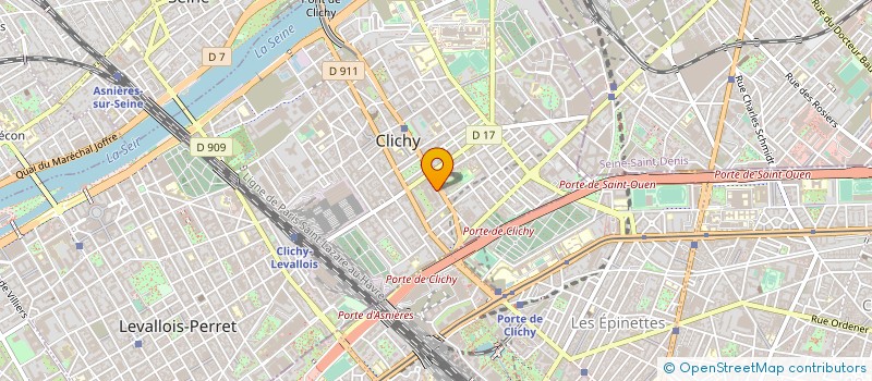 localisation de l'entreprise SPARLYS à CLICHY