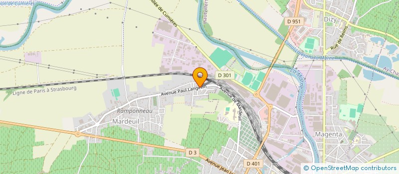 localisation de l'entreprise SPARN'AUDIT à EPERNAY