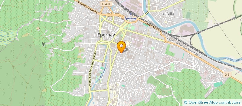 localisation de l'entreprise SPARNA3  EPERNAY