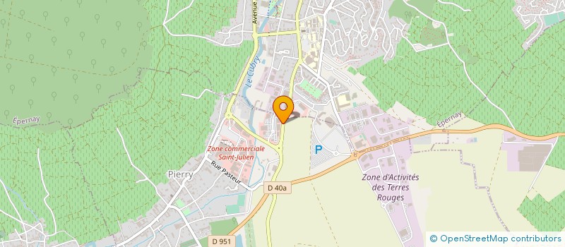 localisation de l'entreprise SPARNABAIE  PIERRY