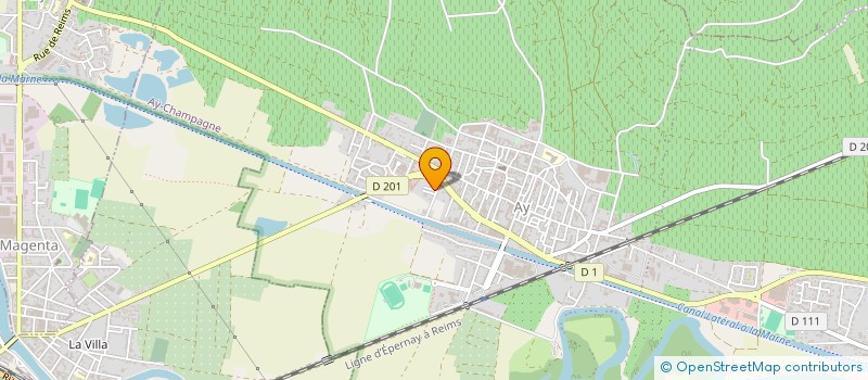 localisation de l'entreprise SPARNACOUSTIQUE à AY-CHAMPAGNE