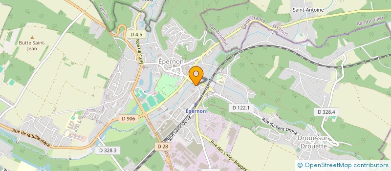 localisation de l'entreprise SPARNAUTO à EPERNON