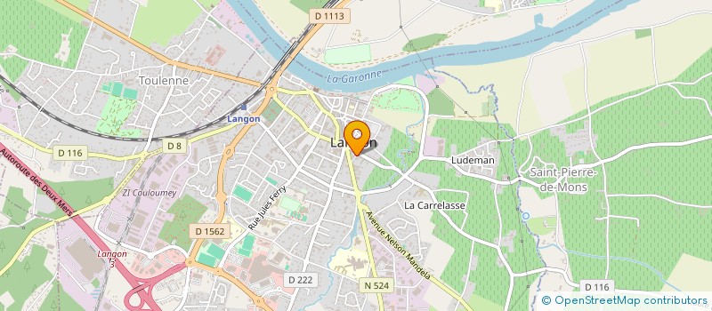 localisation de l'entreprise SPARO1 à LANGON