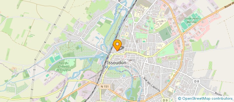 localisation de l'entreprise SPARQUE à ISSOUDUN