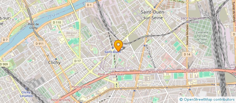 localisation de l'entreprise SPARROW AGENCY à SAINT-OUEN-SUR-SEINE