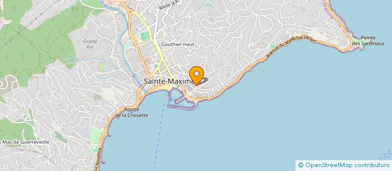 localisation de l'entreprise SPARSIO à SAINTE-MAXIME