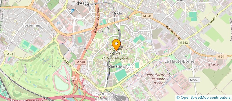 localisation de l'entreprise SPART'ACUS  VILLENEUVE-D'ASCQ