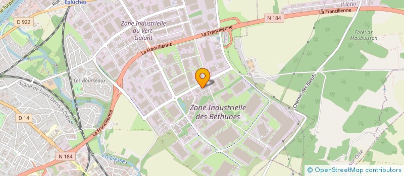 localisation de l'entreprise SPART'ELEC  ST OUEN L AUMONE