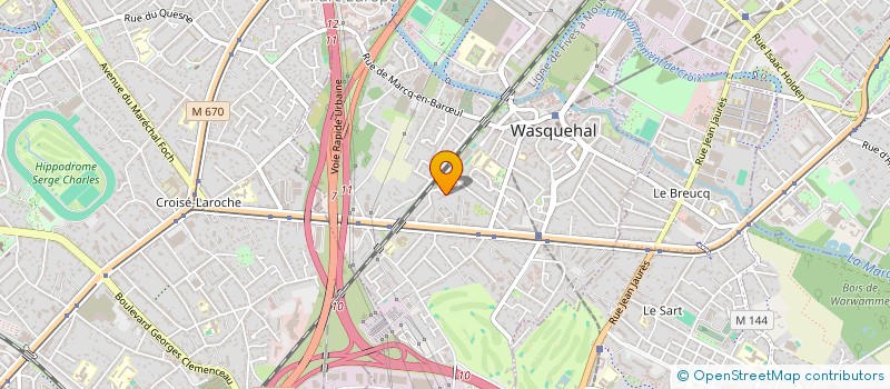 localisation de l'entreprise SPART FIT RACE  WASQUEHAL