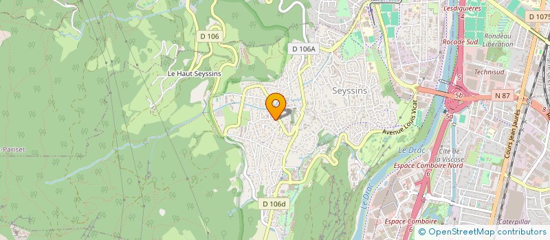 localisation de l'entreprise SPARTA à SEYSSINS
