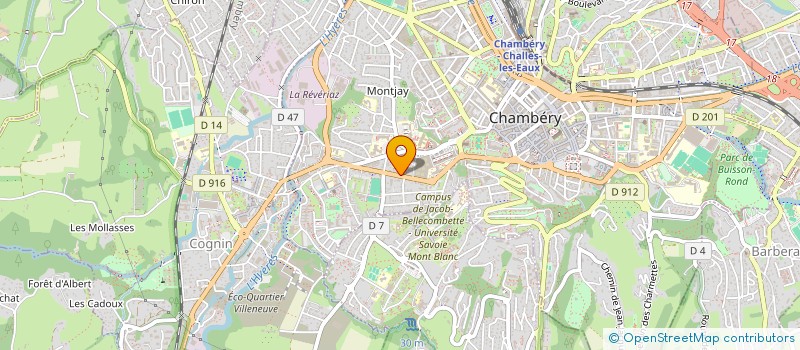 localisation de l'entreprise SPARTA CORPORATION  CHAMBERY