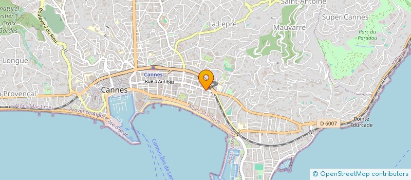 localisation de l'entreprise SPARTACO & CO à CANNES