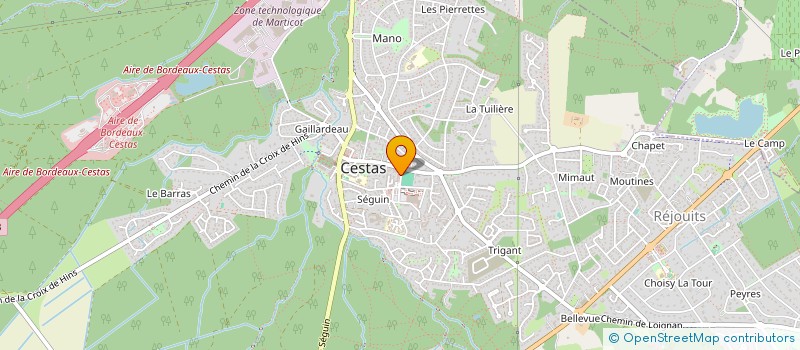 localisation de l'entreprise SPARTACUS  CESTAS