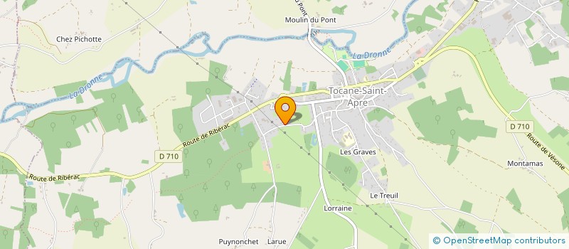 localisation de l'entreprise SPARTACUS  TOCANE-SAINT-APRE