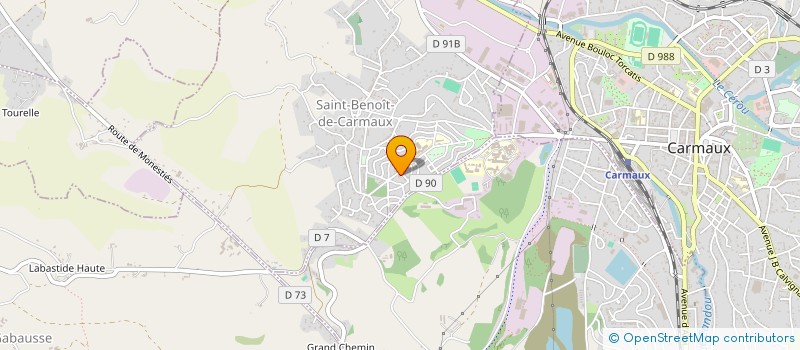 localisation de l'entreprise SPARTAK FONTGRANDE  SAINT-BENOIT-DE-CARMAUX