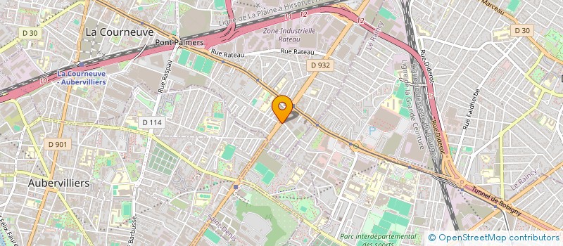 localisation de l'entreprise SPARTAK LA COURNEUVE à LA COURNEUVE