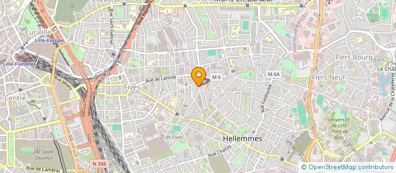 localisation de l'entreprise SPARTAK LILLOIS à LILLE