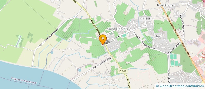 localisation de l'entreprise SPARTAN  SAINT-GERVAIS