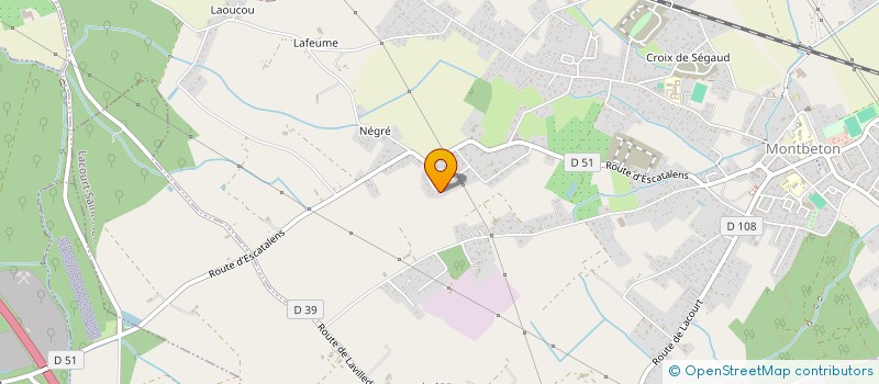 localisation de l'entreprise SPARTCOM  MONTBETON