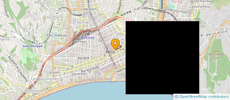 localisation de l'entreprise SPARTE à NICE