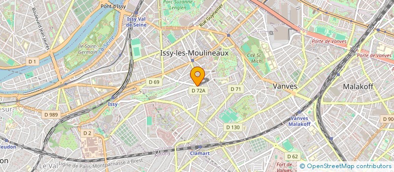 localisation de l'entreprise SPARTE à ISSY-LES-MOULINEAUX