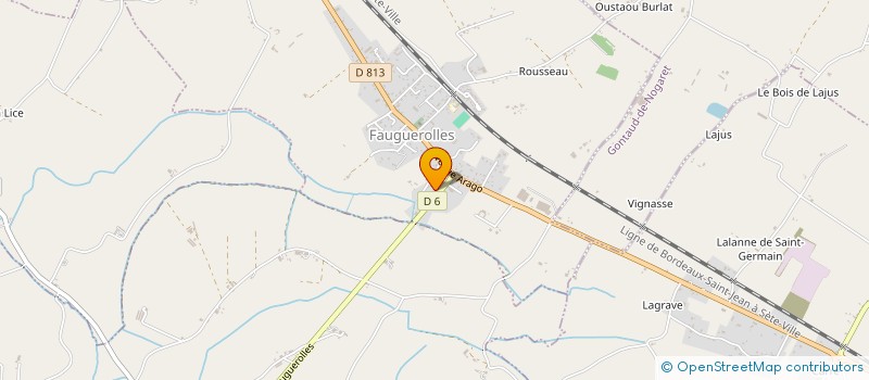 localisation de l'entreprise SPARTE  FAUGUEROLLES