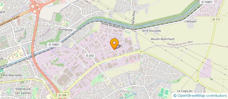 localisation de l'entreprise SPARTE  PERIGNY