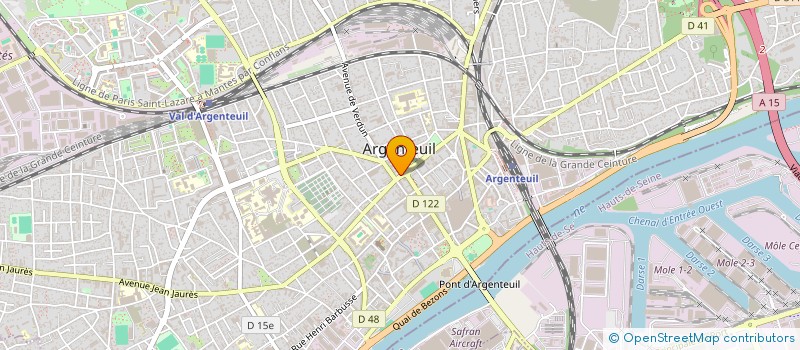 localisation de l'entreprise SPARTEL PRESTIGE  ARGENTEUIL