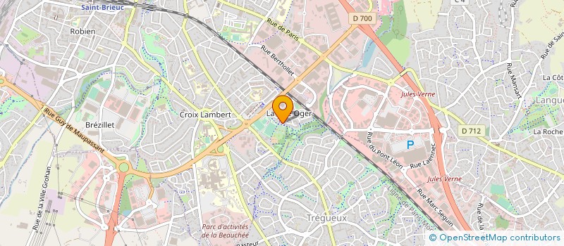 localisation de l'entreprise SPARTEL RESEAUX à SAINT-BRIEUC