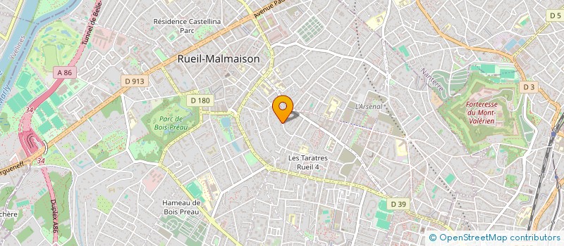 localisation de l'entreprise SPARTES COURTAGE à RUEIL-MALMAISON