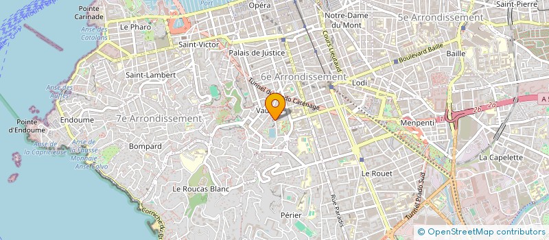 localisation de l'entreprise SPARTETRA à MARSEILLE