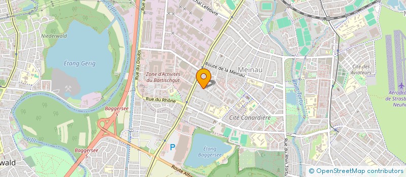 localisation de l'entreprise SPARTHA MEDICAL à STRASBOURG