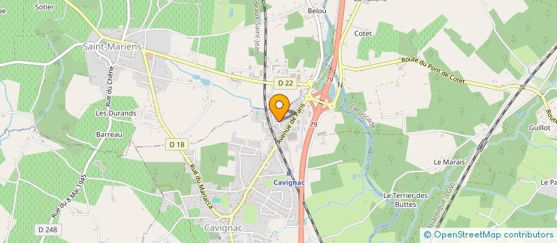 localisation de l'entreprise SPARTIATE ACADEMY FIGHT CLUB AND DANCE SCHOOL  CAVIGNAC