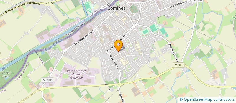 localisation de l'entreprise SPARTIATES PAINTBALL TEAM  COMINES