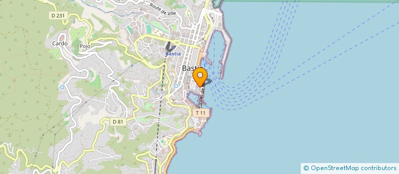 localisation de l'entreprise SPARTIMUSICA CENTRU D'AMPARERA MUSICALE à BASTIA