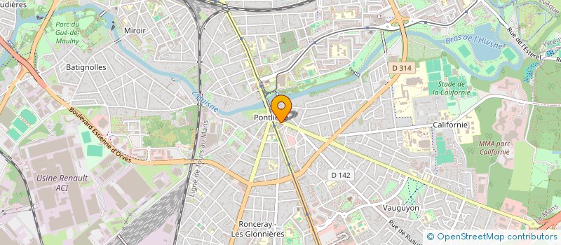 localisation de l'entreprise SPARTOM à LE MANS