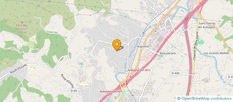 localisation de l'entreprise SPASARO & CO à AUBAGNE
