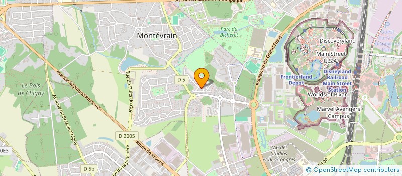 localisation de l'entreprise SPASCO à MONTEVRAIN