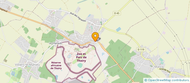 localisation de l'entreprise SPAT à THOIRY